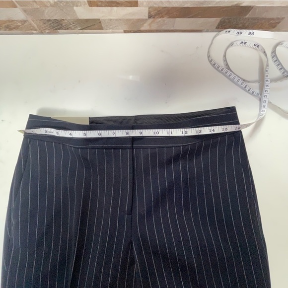 Ann Taylor Pinstripe Pantsuit Blazer Size 8 Petite 10 NWT - Picture 15 of 15